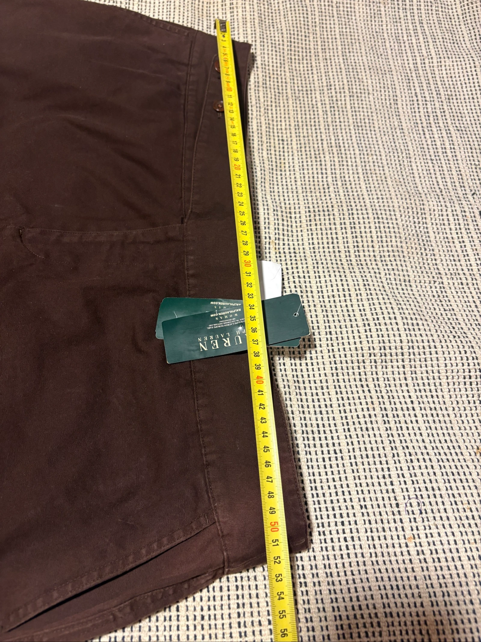 jupe falda lauren ralph lauren marron brown 18w 52 novo etiquetas – photo 6